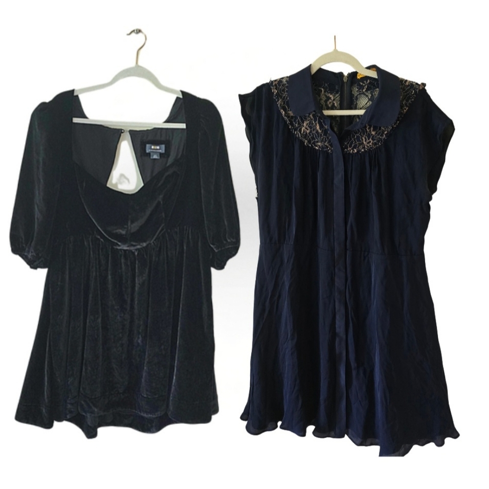 Alice + Olivia , Maeve Dresses Bundle Lot Of 2 *Seamstress Special  XLP + Large